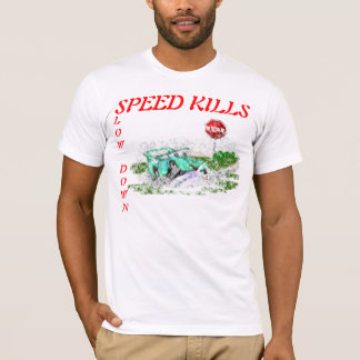 Camiseta Matares de velocidade lenta para baixo