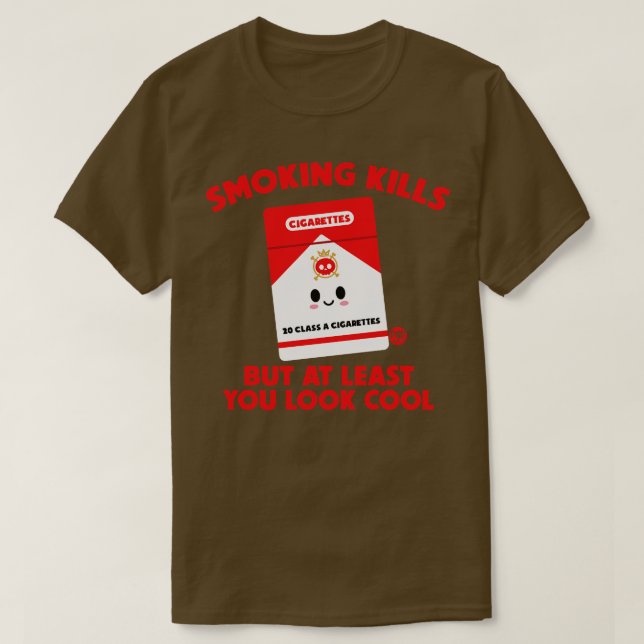 Camiseta Matares FUMADORES (Frente do Design)