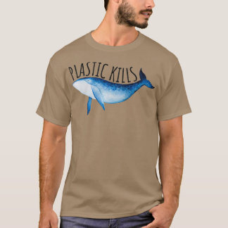Camiseta Matares Plásticos Conservação Do Oceano Salvar