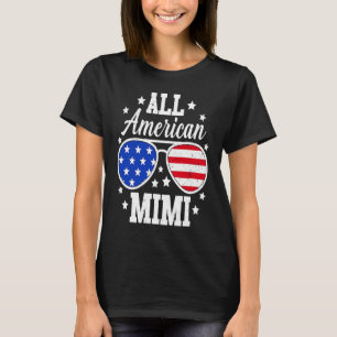 Camiseta Match da família avó americana 4 de julho