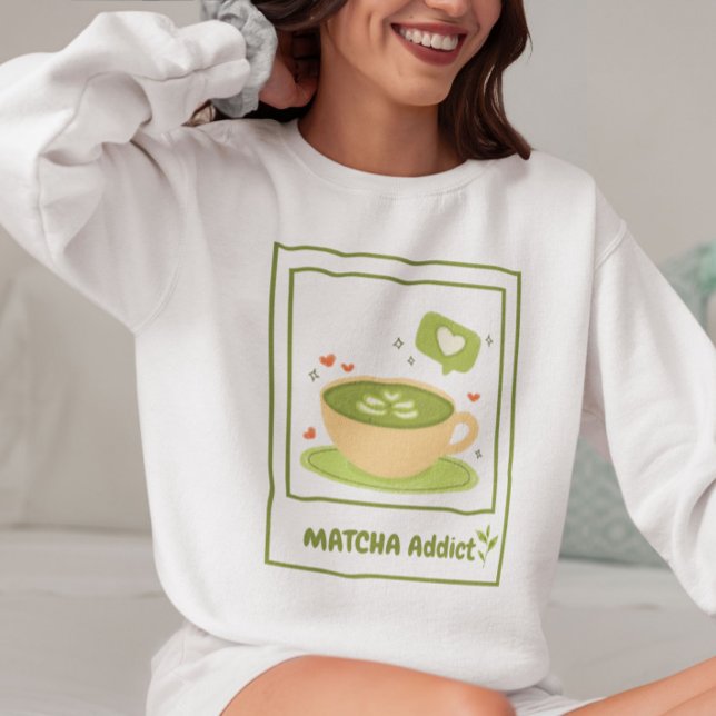 Camiseta Matcha Addict, Matcha (Criador carregado)