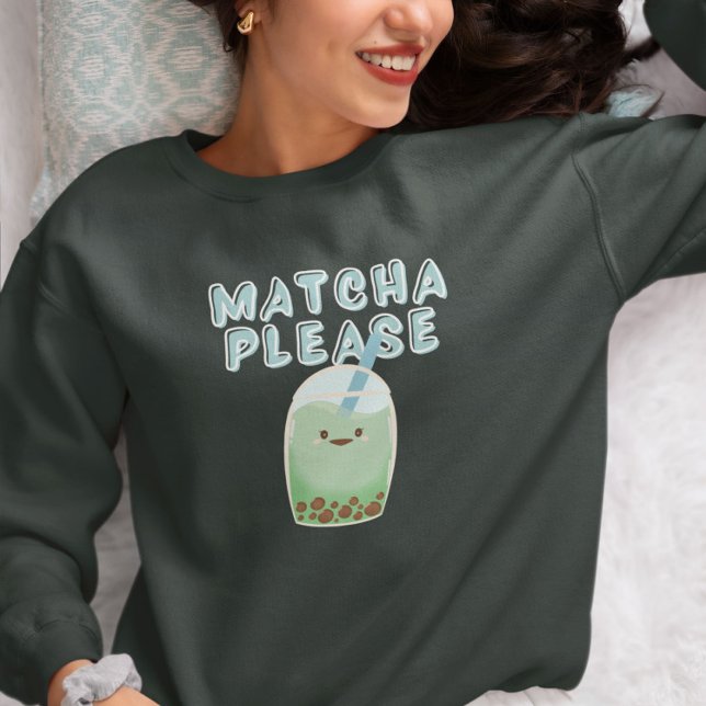 Camiseta Matcha Bubble Tea (Criador carregado)