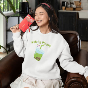 Camiseta Matcha Bubble Tea