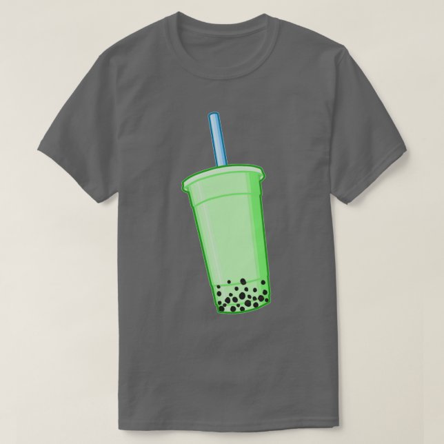 Camiseta Matcha Bubble Tea 2 (Frente do Design)