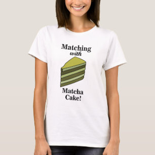 Camiseta Matcha Cake Comida Engraçado