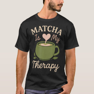 Camiseta Matcha Estética Latte Garota Soft Chá Sobre Café O