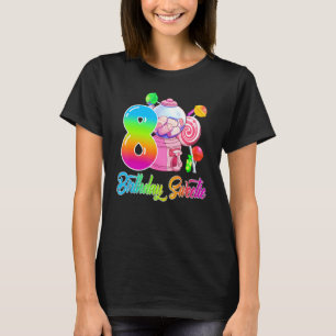 Camiseta Matchi de 8 anos de idade de Docinho de aniversári