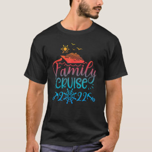 Camiseta Matchin da família Cruise 2022 Cruise Boat Trip