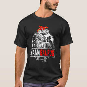 Camiseta Matchin da Família Mamasaurus Rex Dinosaur Mama Sa