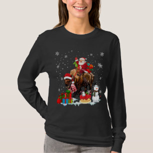 Camiseta Matchin da família Pajama de Natal Bison
