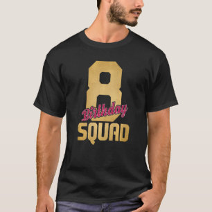 Camiseta Matchin de aniversário da Equipe de aniversário Le