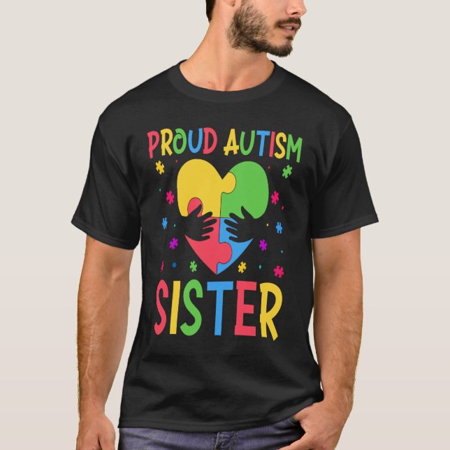 Camiseta Matching Family Autism Awareness Month Proud Autis (Frente)