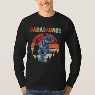 Camiseta Matching Family Dadasaurus Father's Day Dinosaurus