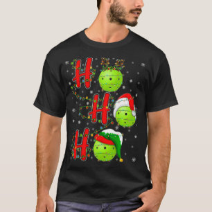 Camiseta Matching Family Xmas Santa Ho Ho Ho Pickleball Chr