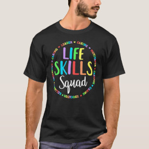 Camiseta Matching Life Skills Squad Teacher Special Ed Sped