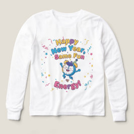 Camiseta Matching New Year Energy Gift Set for Boys & Girl