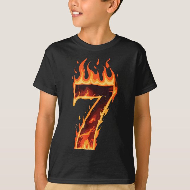 Camiseta Matching Six Seven Flaming Ice Funny Meme 67 Coupl (Frente)