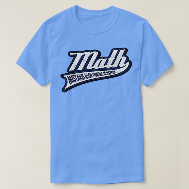 CAMISETA MATEMÁTICA (Frente do Design)
