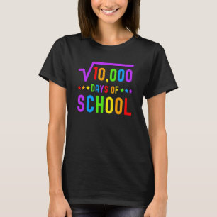 Camiseta Matemática 100 Dias de Professora De Matemática Es