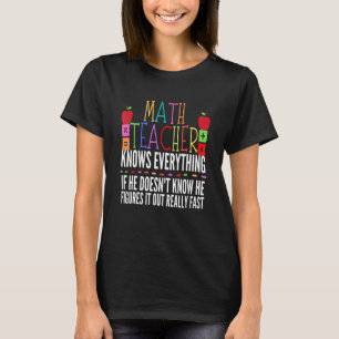 Camiseta Matemática - Arte para Homens Mulheres Estudantes 