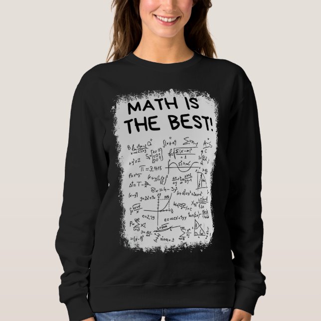 Camiseta Matemática Branqueada É A Melhor Professora De Mat (Frente)