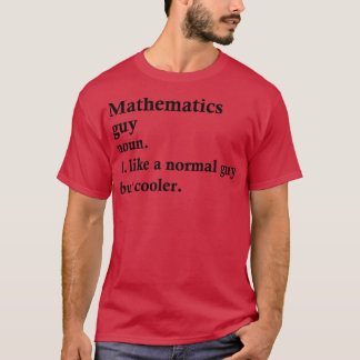 Camiseta Matemática Cara Engraçada Definição de Matemática