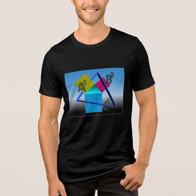Camiseta Matemática Colorida (Frente)