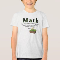 Camiseta Matemática Confusa - Camiseta de Humor de