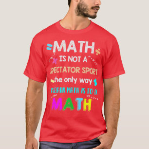 Camiseta Matemática da Calculadora de Matemática Fatos Mate