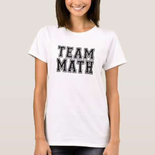 Camiseta Matemática da equipe