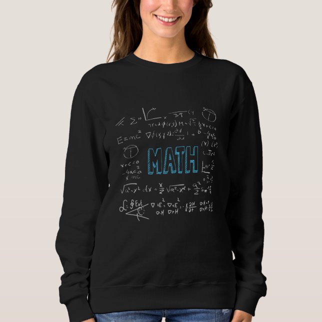 Camiseta Matemática das fórmulas matemáticas (Frente)