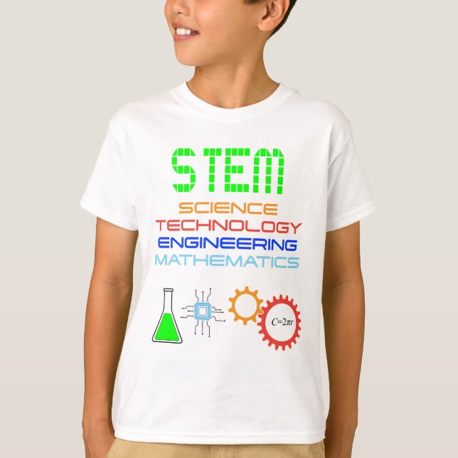Camiseta Matemática de engenharia da tecnologia STEM (Frente)