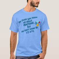 Matemática de fatos de fração t