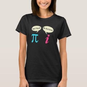 Camiseta Matemática dizendo Número complexo Pie se torna re