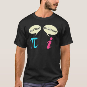 Camiseta Matemática dizendo Número complexo Pie se torna re