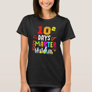 Camiseta Matemática do 100º Dia 10 ao Quadrado Professor Al
