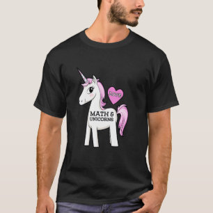 Camiseta Matemática do Amor Inteligente E Óculos Fofos Unic