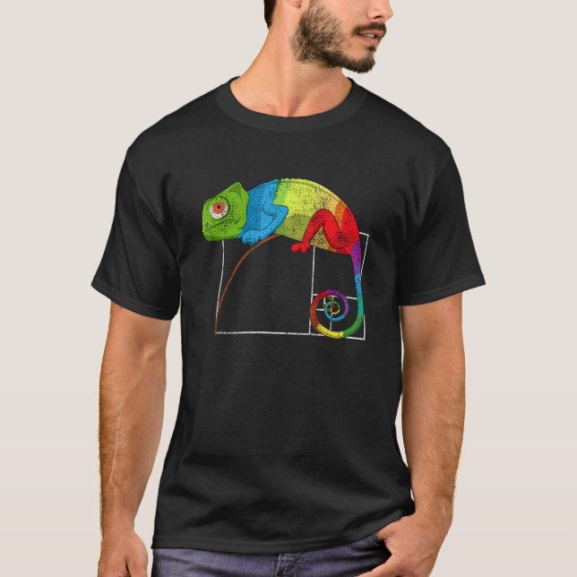 Camiseta Matemática do Chameleon de Matemática do Índice de (Frente)
