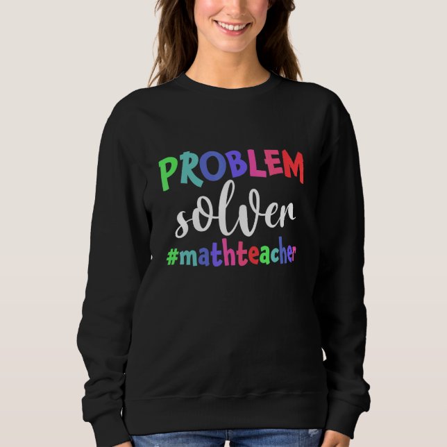 Camiseta Matemática do professor de matemática do soluciona (Frente)