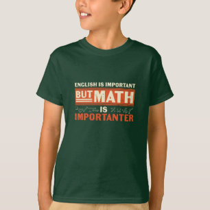 Camiseta Matemática do professor de matemática é importa
