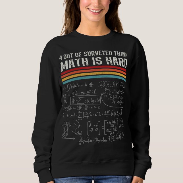 Camiseta Matemática é duro Matemática trocadilhada matemáti (Frente)