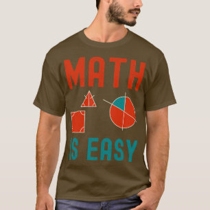 Camiseta matemática é geometria fácil 5