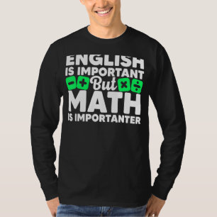 Camiseta Matemática é importante para o estudante Pun Matem