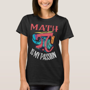 Camiseta Matemática É Minha Paixão Professor De Matemática