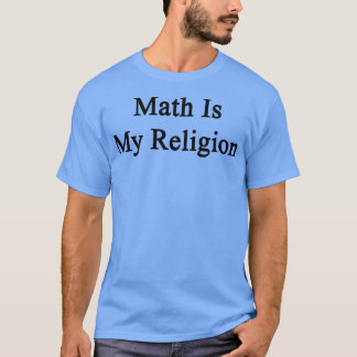 Camiseta Matemática é minha religião