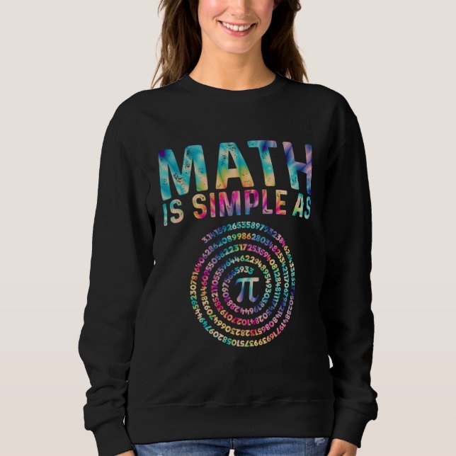 Camiseta Matemática é Simples como Pi  Pi Feliz Dia do Pi (Frente)