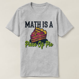Camiseta Matemática é um pedaço de Pie Funny Pi Day 3.14