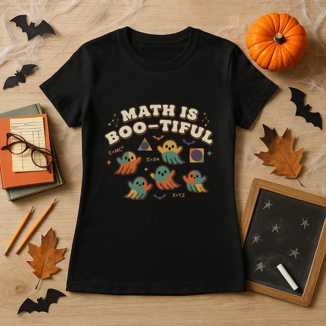 Camiseta Matemática é um professor bonito Halloween Matemát (Criador carregado)
