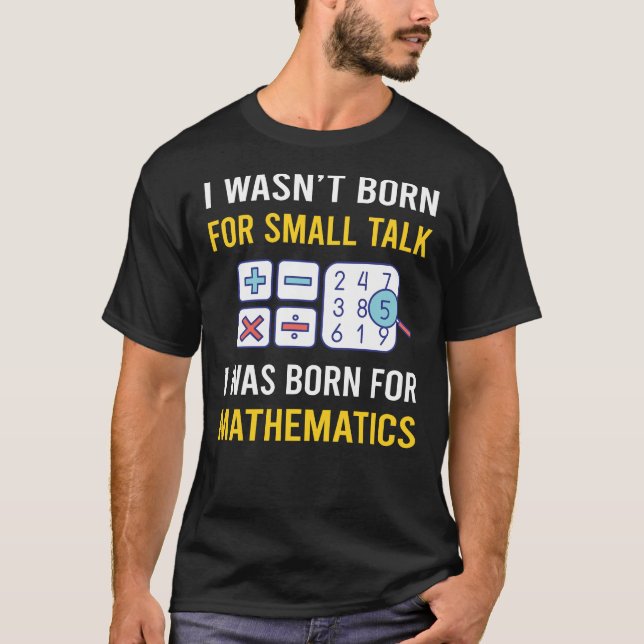 Camiseta Matemática em Pequenas Feiras (Frente)