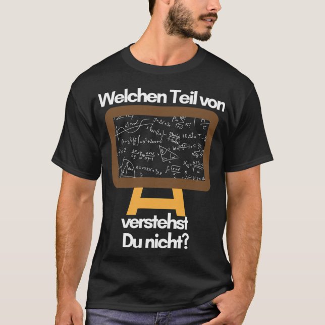 Camiseta Matemática Explicada Na Arábia Escolar (Frente)